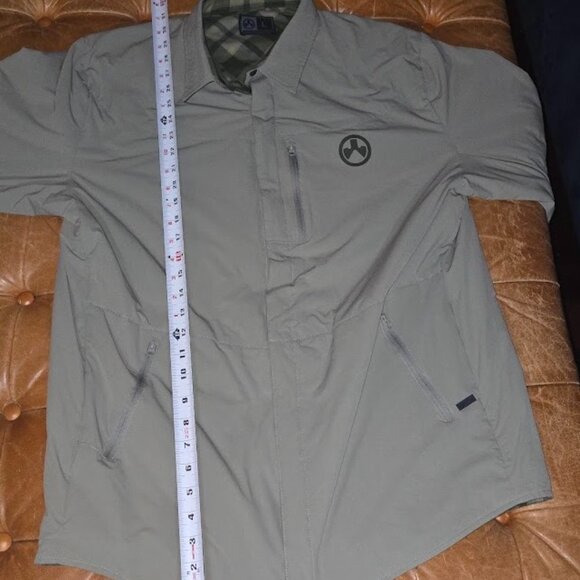 Magpul Jacket Men's (L) - Grey Green Plaid Reversible - Tech Logger Gorpcore - Picture 13 of 13